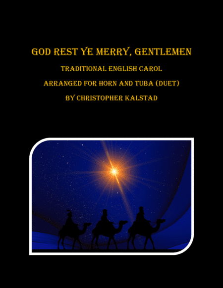 God Rest Ye Merry, Gentlemen (Horn/Tuba Duet) (arr. Christopher Kalstad)