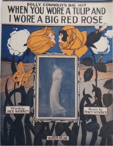 When You Wore A Tulip And I Wore A Big Red Rose (arr. Enea Acco)