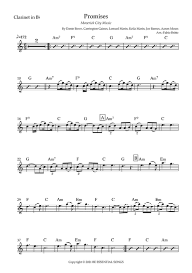 Promises (arr. Fabio Britto)