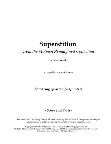 Superstition (arr. Jeremy Crosmer)
