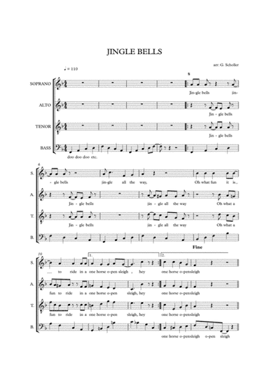 JINGLE BELLS (arr. Gunter Scholler)