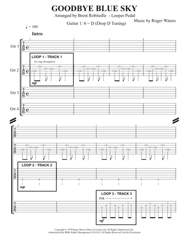Goodbye Blue Sky (arr. Brent Robitaille)