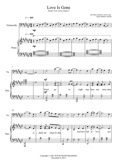 Love Is Gone (arr. Wesley S. SIlva)