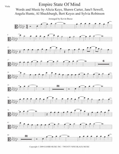 Empire State Of Mind (Part II) Broken Down (arr. Kevin Busse)