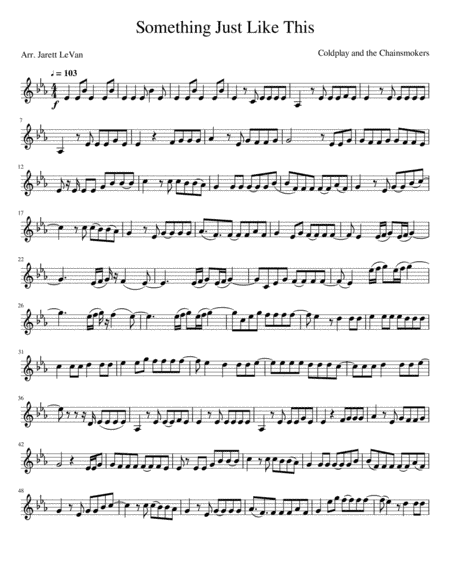 Something Just Like This (arr. Jarett LeVan)