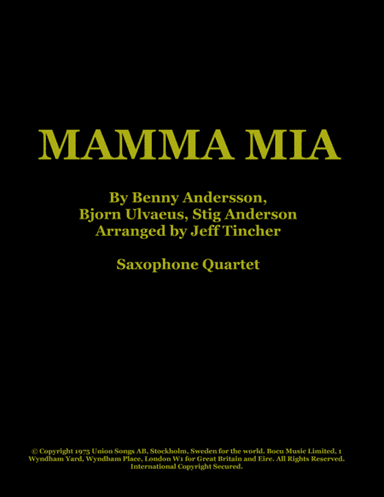 Mamma Mia (arr. Jeff Tincher)