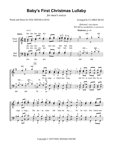 Baby's First Christmas Lullaby (arr. Clarke Bean)