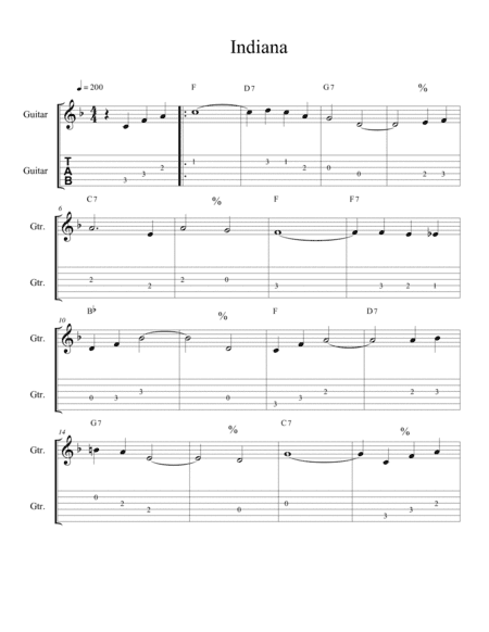 Indiana (Back Home Again) (arr. The Real Boss Hos)