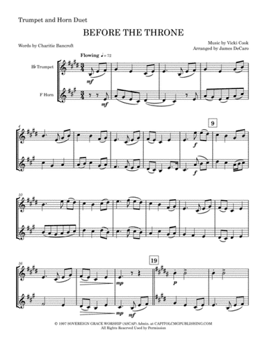 Before The Throne Of God Above (arr. James DeCaro)