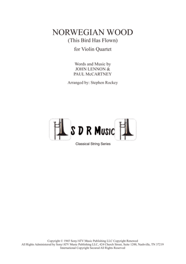 Norwegian Wood (this Bird Has Flown) (arr. Stephen Rockey)