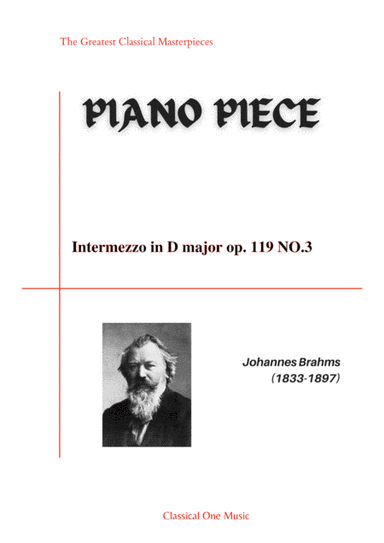 Brahms - Intermezzo in D major op. 119 NO.3 (arr. MPS)
