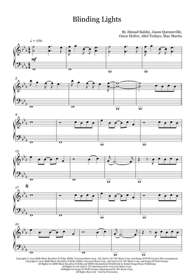 Blinding Lights (arr. Fernanda Moura)