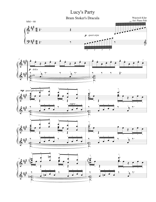 Lucy's Party (original Version) (arr. Piano Palt)