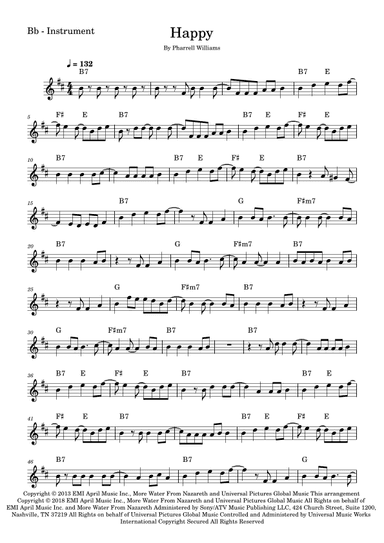 Happy (arr. Fabio Eduardo de Oliveira)