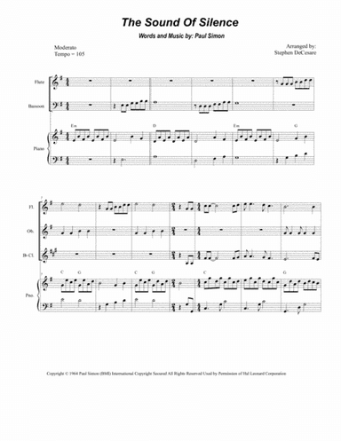 The Sound Of Silence (arr. Stephen DeCesare)