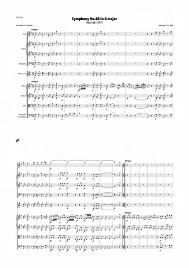 Haydn - Symphony No.88 in G major, Hob.I:88 (arr. J.G. Cucó Barber)