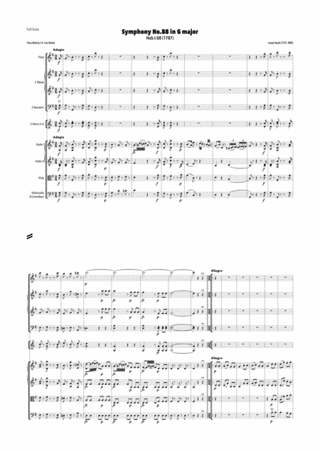 Haydn - Symphony No.88 in G major, Hob.I:88 (arr. J.G. Cucó Barber)