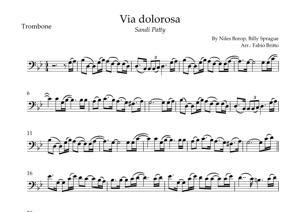 Via Dolorosa (arr. Fabio Britto)
