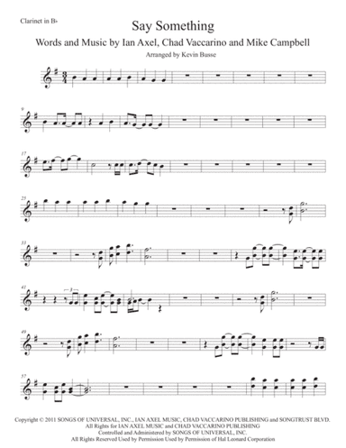 Say Something (arr. Kevin Busse)