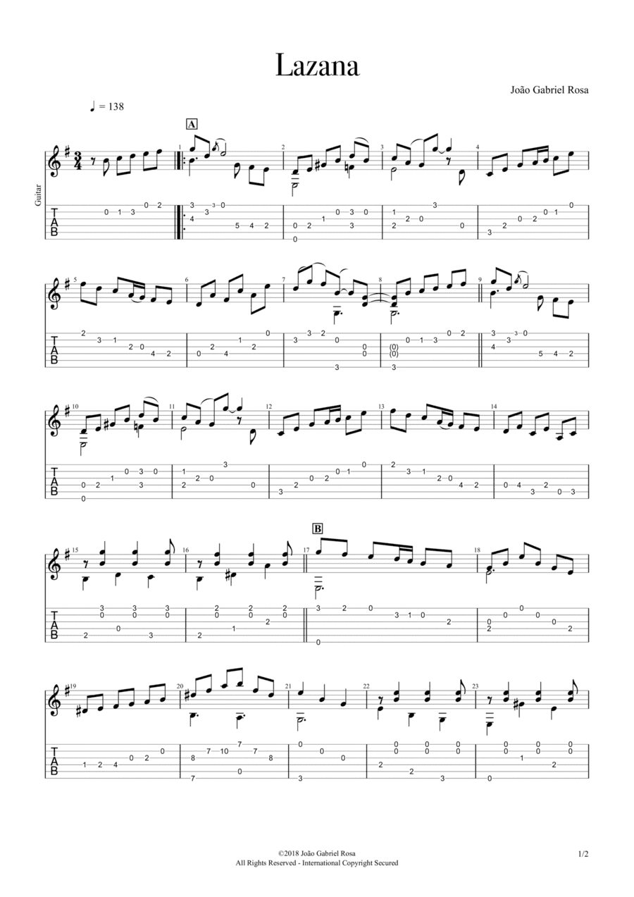 Lazana (Guitar Solo)