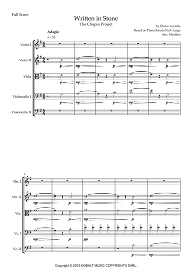 Written In Stone (arr. Musikeo)