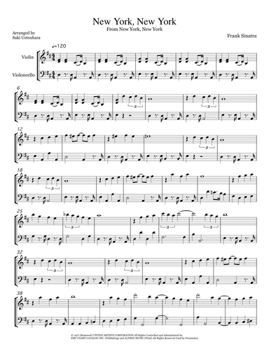 Theme From "new York, New York" (arr. Saki Uetsuhara)
