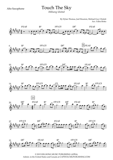 Touch The Sky (arr. Fabio Britto)
