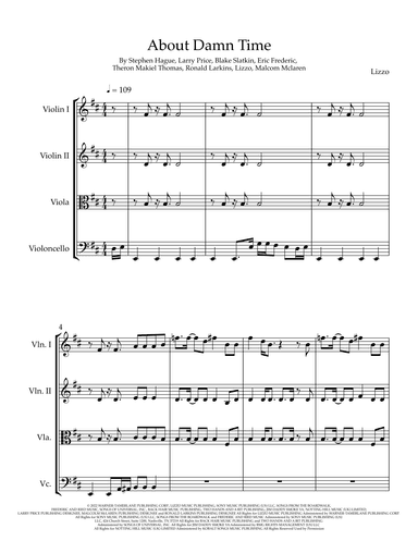 About Damn Time (arr. Ignacio Quiroz)