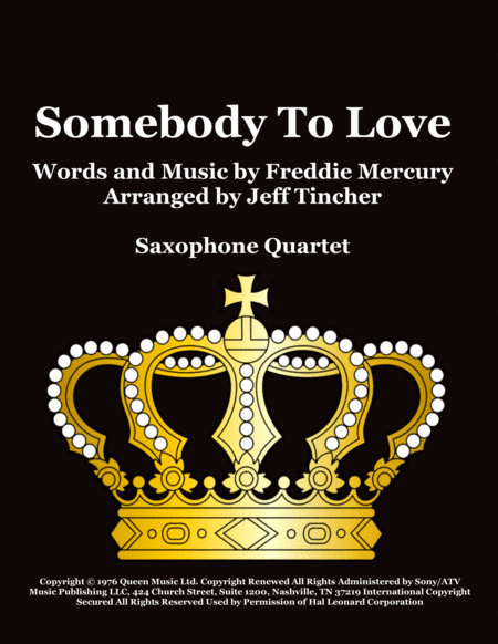 Somebody To Love (arr. Jeff Tincher)