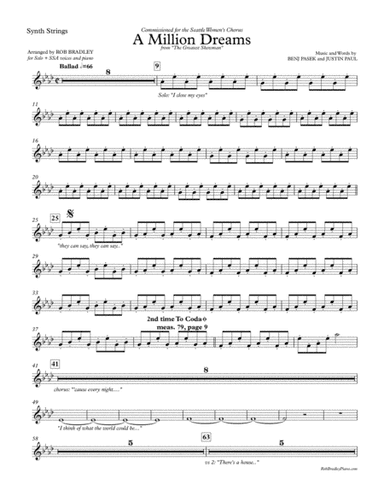 A Million Dreams (arr. Rob Bradley)