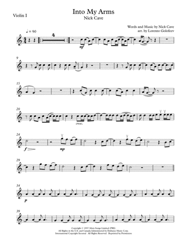 Into My Arms (arr. Lorento Golofeev)