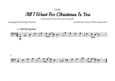 All I Want For Christmas Is You (arr. Rodrigo Faleiros)