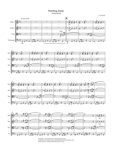 Jitterbug Jump: String Quartet