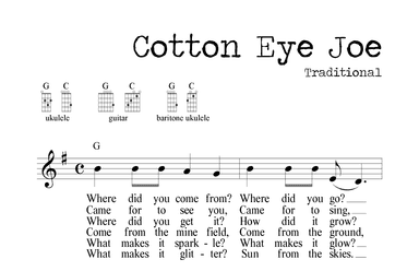 Cotton Eye Joe (Traditional) (arr. M. Ryan Taylor)