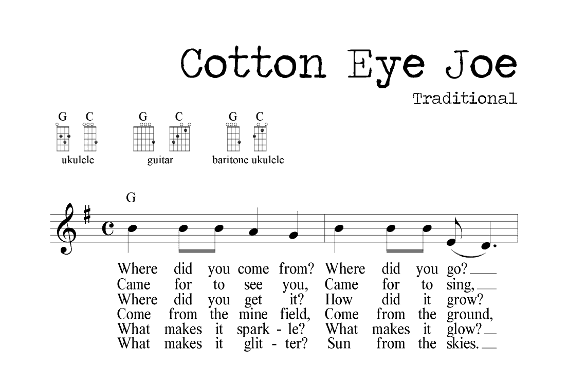 Cotton Eye Joe (Traditional) (arr. M. Ryan Taylor)