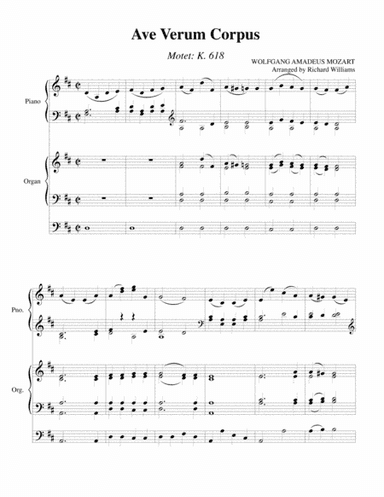 Ave Verum Corpus (arr. Richard Williams)