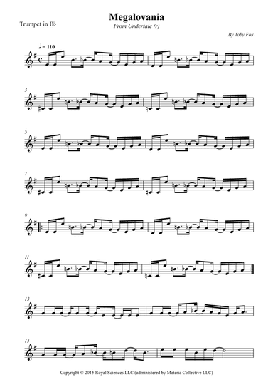 Megalovania (arr. Wesley S. SIlva)