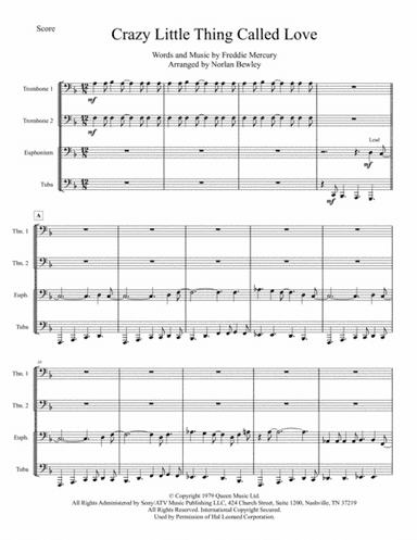 Crazy Little Thing Called Love (arr. Norlan Bewley)