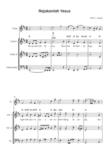 Crown Him with Many Crowns / Rajakanlah Yesus (arr. Angie Wiranata)