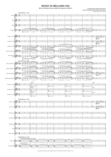 Boney M Megamix 1992 (arr. John Ivor Holland)
