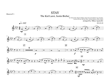 Stay (arr. Mikee Agoncillo)