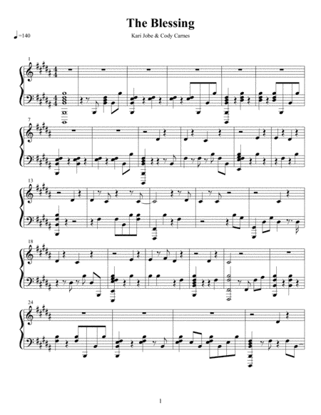 The Blessing (arr. Keator Keys)