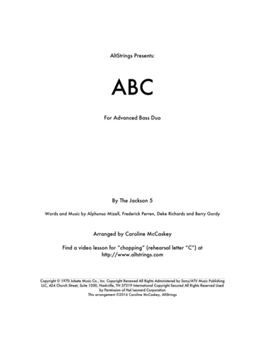ABC (arr. Caroline McCaskey)