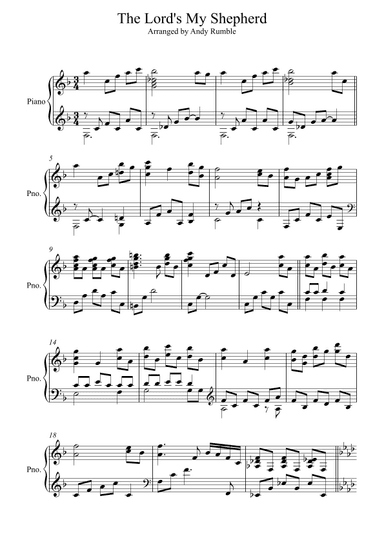 The Lord Is My Shepherd (arr. Andy Rumble)