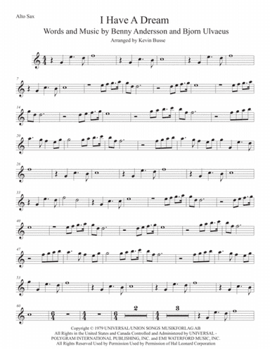 I Have A Dream (arr. Kevin Busse)