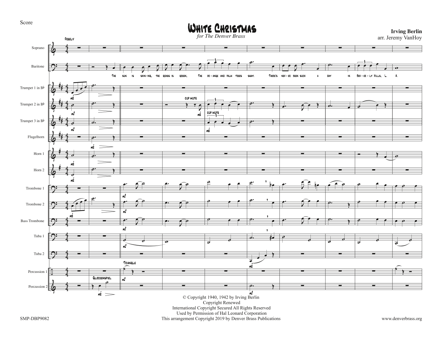 White Christmas (arr. Jeremy Van Hoy)