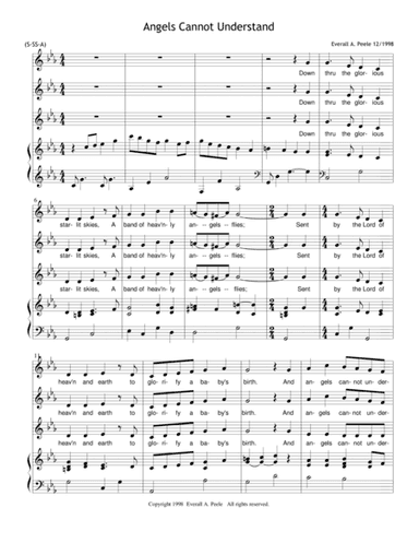 Angels Cannot Understand