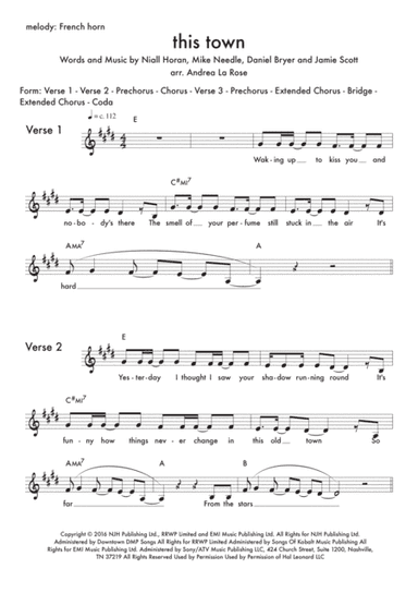 This Town (arr. Andrea La Rose)