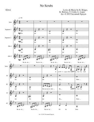 No Scrubs (arr. S. Nguyen)