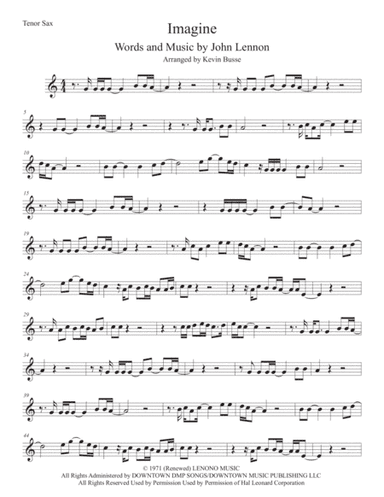 Imagine (arr. Kevin Busse)